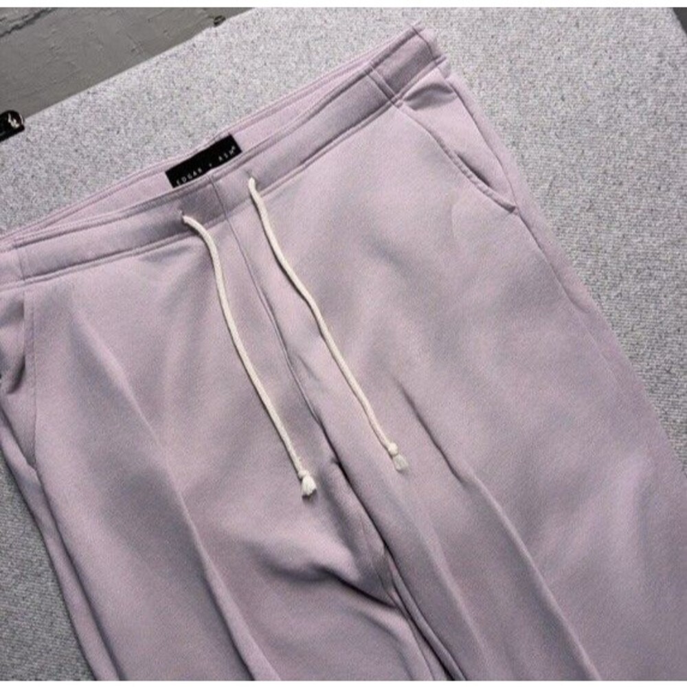 Edgar + Ash Men's Fleece Jogger Sweatpants - Lavender Purple - Size XL